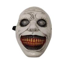 Acessório De Fantasia De Halloween De Demônio Exorcista Assustador Com Cobertura Completa Da Cabeça
