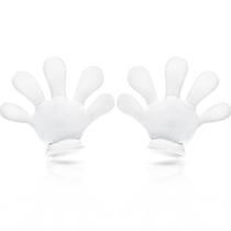 Acessório de fantasia de Halloween Geyoga White Jumbo Cartoon Hands Acessório de fantasia de Halloween Geyoga White Jumbo Cartoon Hands