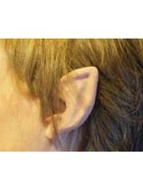Acessório de fantasia HMS Cosplay Flexi Ears Short Elf Flesh