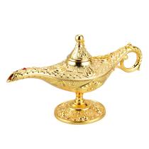 Acessório de fantasia LAUYOO Vintage Aladdin Magic Genie Lamp Acessório de fantasia LAUYOO Vintage Aladdin Magic Genie Lamp