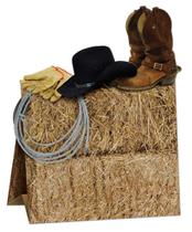 Acessório de festa Beistle 3-D Western Centerpiece
