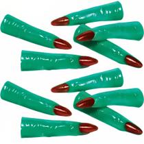 Acessório de Halloween Amscan Plastic Witch Finger Green Acessório de Halloween Amscan Plastic Witch Finger Green