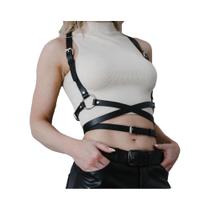 Acessório De Moda Feminina: Cinto De Couro Com Suspensórios Para Modelagem Do Corpo, Estilo Goth Acessório De Moda Feminina: Cinto De Couro Com Suspensórios Para Modelagem Do Corpo, Estilo Goth