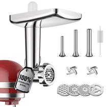 Acessório de moedor de carne GVODE em aço inoxidável para KitchenAid