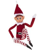 Acessório de Natal Elfos Comportando-se Mal - Duende Articulado de 30 cm Acessório de Natal Elfos Comportando-se Mal - Duende Articulado de 30 cm