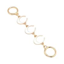 Acessório De Substituição Para Bolsa De Ombro Em Forma De Lua Com Corrente De Extensão E Mola De