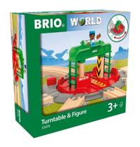 Acessório de Trem BRIO World 33476 - Plataforma Giratória de Madeira