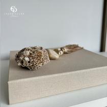 Acessório Decorativo Colar de Mesa Pedra Rosa do Deserto Médio