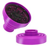 Acessório difusor de secador de cabelo universal dobrável roxo