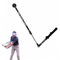 Acessório dobrável para treino de swing de golfe com pegada moldada Acessório dobrável para treino de swing de golfe com pegada moldada