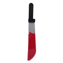 Acessório Fun World Bleeding Machete de 21 cm com sangue teatral