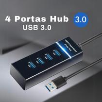 Acessório hub usb adaptador usb 3.0 extensor usb 4 Portas