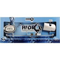 Acessório Kit Inox WC Hidrolar 5 Peças