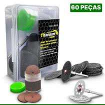 Acessorio Micro Retifica Com 60 Peças 775939 Titanium