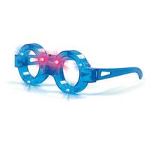 Acessório Óculos com Led Redondo Azul - 1 un