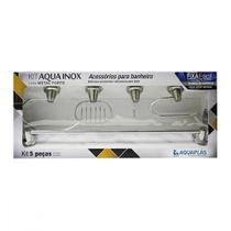 Acessorio P/Banheiro 5Pc Aquainox A.Inox Aquapla
