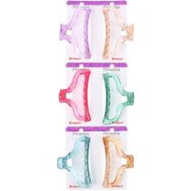 Acessório para Cabelo Piranha Cristal 9 CM Pacote com 6