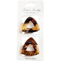 Acessório para Cabelo Piranha Triângulo 4,5 CM Tartar Cartela com 02 Acessório para Cabelo Piranha Triângulo 4,5 CM Tartar Cartela com 02