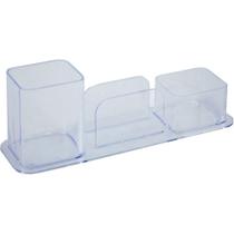 Acessório para Mesa Dellocolor Porta Canetas, CLIPS e Lembretes Cristal Acessório para Mesa Dellocolor Porta Canetas, CLIPS e Lembretes Cristal
