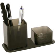 Acessório para Mesa Dellocolor PORTA-LÁPIS e CLIPS Fumê