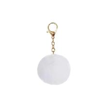 Acessório pompom pelúcia macio BRANCO Acessório pompom pelúcia macio BRANCO