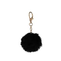 Acessório pompom pelúcia macio PRETO