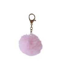 Acessório pompom pelúcia macio ROSA BEBÊ Acessório pompom pelúcia macio ROSA BEBÊ