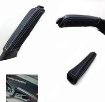 Acessório Revestido em Couro Capa Alavanca Freio De Mão Volkswagen Nivus Polo Tsi Virtus