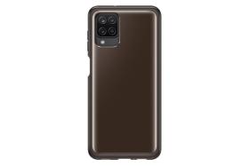 Acessório sem fio Samsung Galaxy A12 Capa Transparente Preta Flexível Acessório sem fio Samsung Galaxy A12 Capa Transparente Preta Flexível