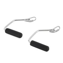 Acessório Total Gym Open Ended Chrome Grip Handles Black