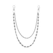 Acessório Unissex Harajuku Punk Com Corrente De Cintura De Dupla Camada Hip-Hop Em Jeans