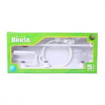 Acessorio Wc Brasil Branco Cristal 5 Pecas B1302010/10 Acessorio Wc Brasil Branco Cristal 5 Pecas B1302010/10