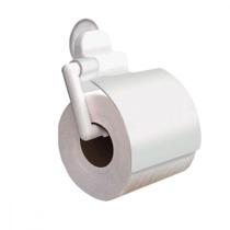 Acessorio Wc Daivak Papeleira Com Tampa Branca Com Ventosa 641