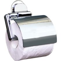 Acessorio Wc Daivak Papeleira Com Tampa Cromado Com Ventosa 642 Acessorio Wc Daivak Papeleira Com Tampa Cromado Com Ventosa 642