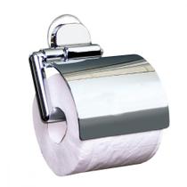 Acessorio Wc Daivak Papeleira Com Tampa Cromado Com Ventosa 642 Acessorio Wc Daivak Papeleira Com Tampa Cromado Com Ventosa 642