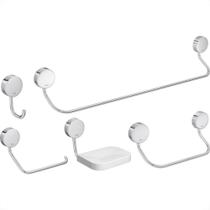 Acessorio Wc Deca Net Kit Com 5 Pecas Cromado - 2000.C01