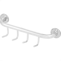 Acessorio Wc Hidrolar Cuisine Cabide Quadruplo Barra 25Cm Acessorio Wc Hidrolar Cuisine Cabide Quadruplo Barra 25Cm