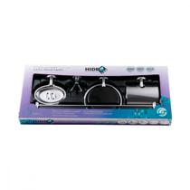 Acessorio Wc Hidrolar Faetto Kit Com 5 Pecas Metal Acessorio Wc Hidrolar Faetto Kit Com 5 Pecas Metal