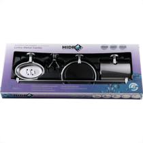 Acessorio Wc Hidrolar Kit Com 5 Pecas Cromado 997 Acessorio Wc Hidrolar Kit Com 5 Pecas Cromado 997