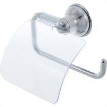 Acessorio Wc Milano Papeleira Com Tampa Abs Cromado Acessorio Wc Milano Papeleira Com Tampa Abs Cromado