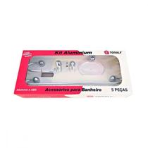 Acessorio Wc Toralf Aluminio Kit Com 5 Pecas 1212/7 Acessorio Wc Toralf Aluminio Kit Com 5 Pecas 1212/7