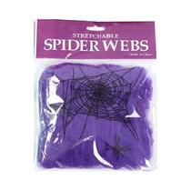 Acessórios Assustadores Para Festa De Halloween, Teia De Aranha Branca Elástica, Decoração De Horror