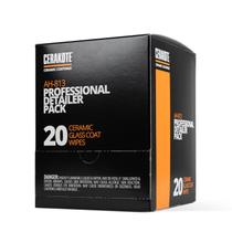 Acessórios automotivos CERAKOTE AH-813 Ceramic Glass Coat Wipes, pacote com 20