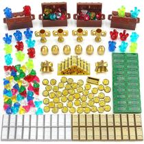 Acessórios Building Bricks, 230 peças, brinquedo Play Money Acessórios Building Bricks, 230 peças, brinquedo Play Money