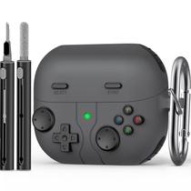 Acessórios: capa para Samsung Galaxy Buds 3 e capa Pro, cinza escuro