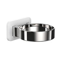 Acessórios de banheiro montam rack de armazenamento de secador de cabelo montado na parede de camada única