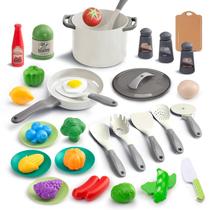 Acessórios de brinquedos de cozinha JokerKing 35 unidades Pretend Playset Kids
