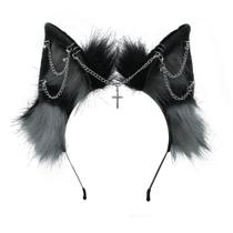Acessórios de cabeça VIGVAN Handmade Wolf Fox Ears Halloween Acessórios de cabeça VIGVAN Handmade Wolf Fox Ears Halloween