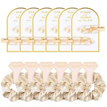 Acessórios de cabelo Aileam Soft Silk Satin 12 peças para mulheres