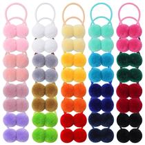 Acessórios de cabelo Choicbaby 40 unidades Pom Ball Elastic Hair Ties